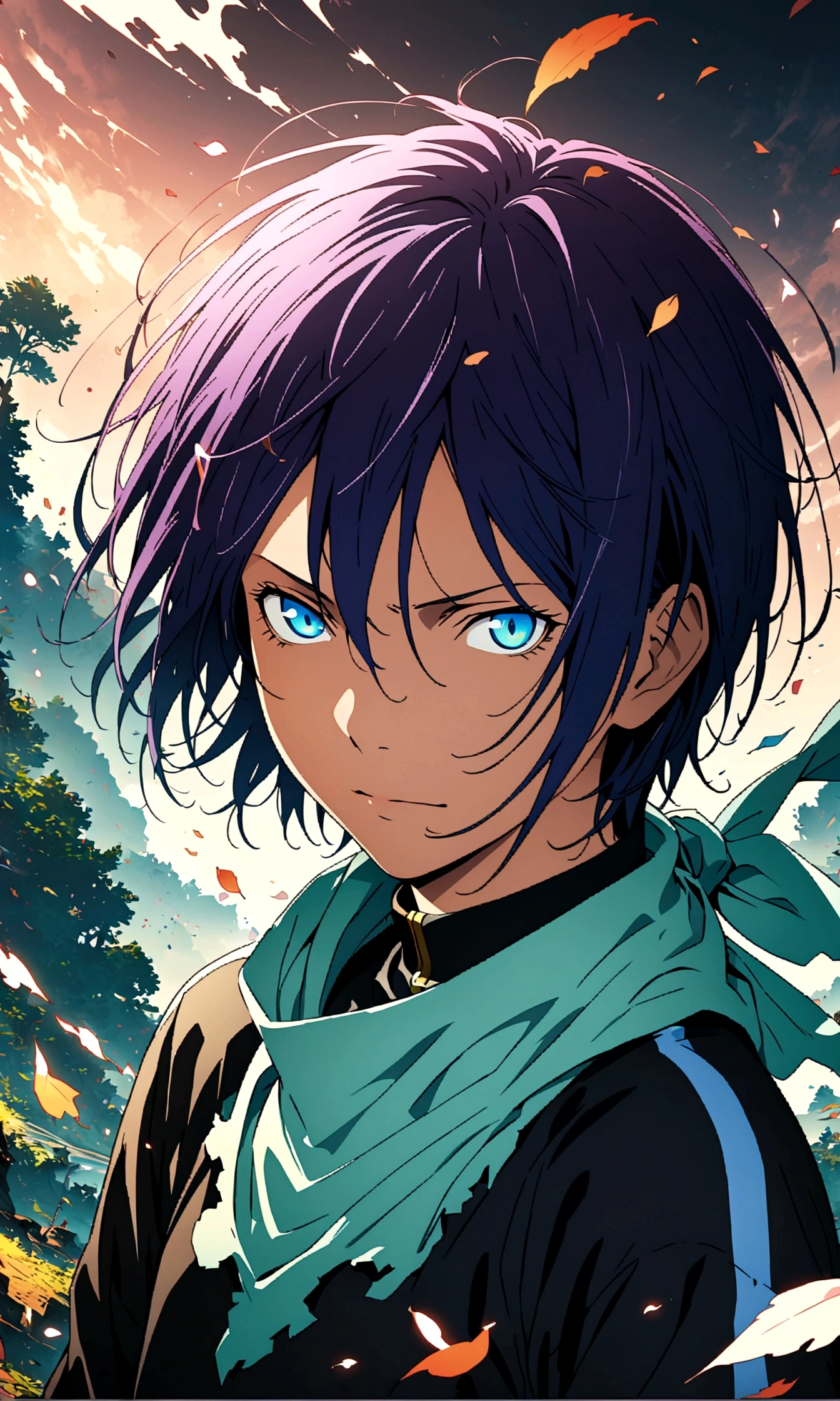 1boy,Yato \(noragami\),noragami,Intricate details,Wide range of colors,artwork,rendering,(masterpiece:1.3),(highest quality:1.4),(Super detailed:1.5),High resolution,Very detailed,unity 8k wallpaper,Decadent,Wind