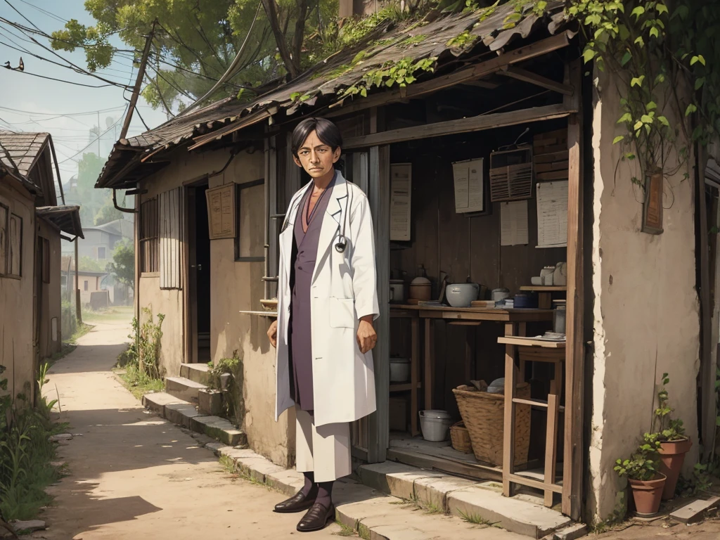 doctor in village in 1975