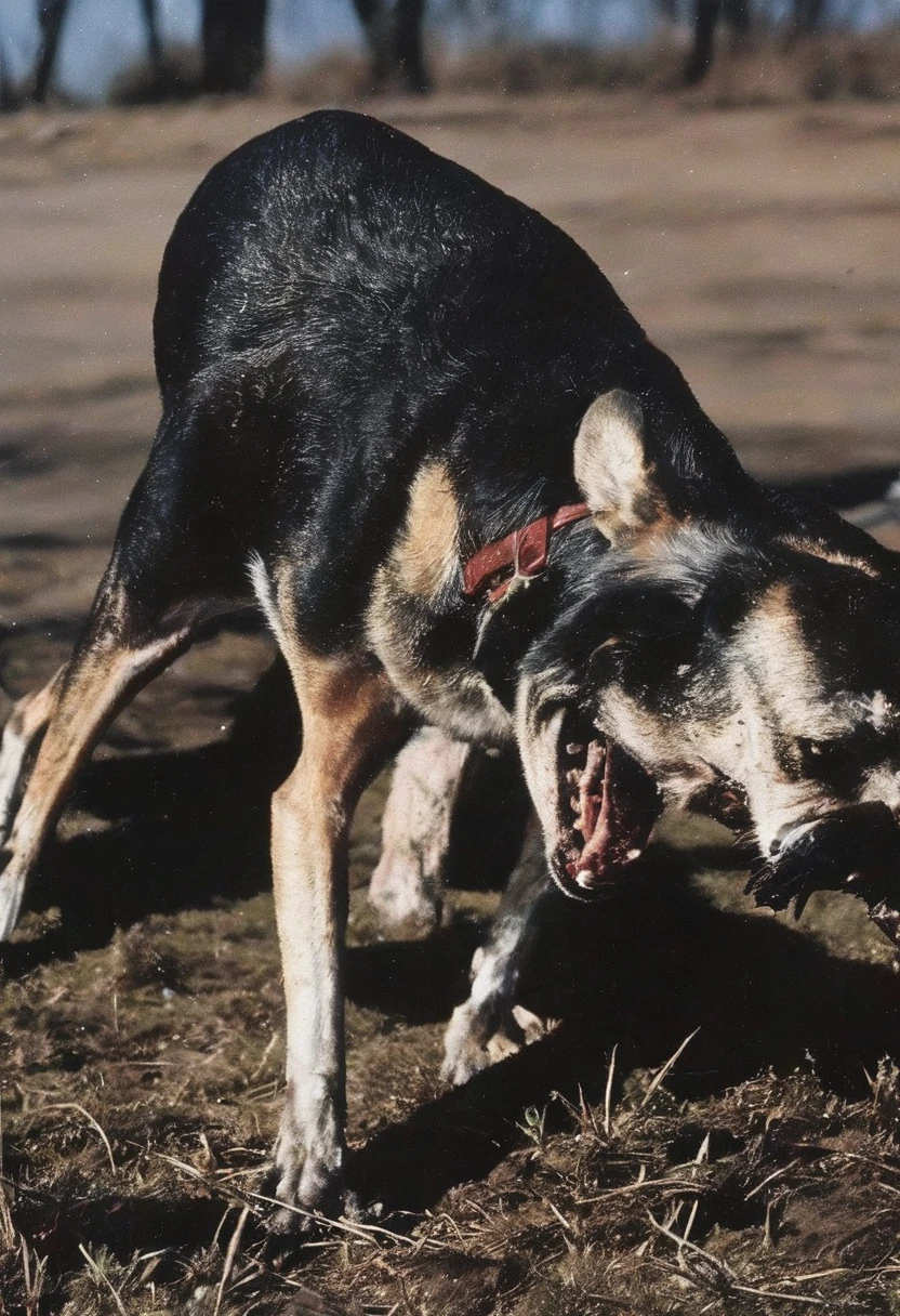 angry dog