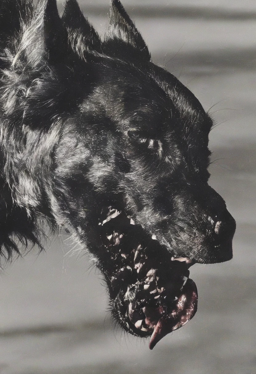 angry dog
