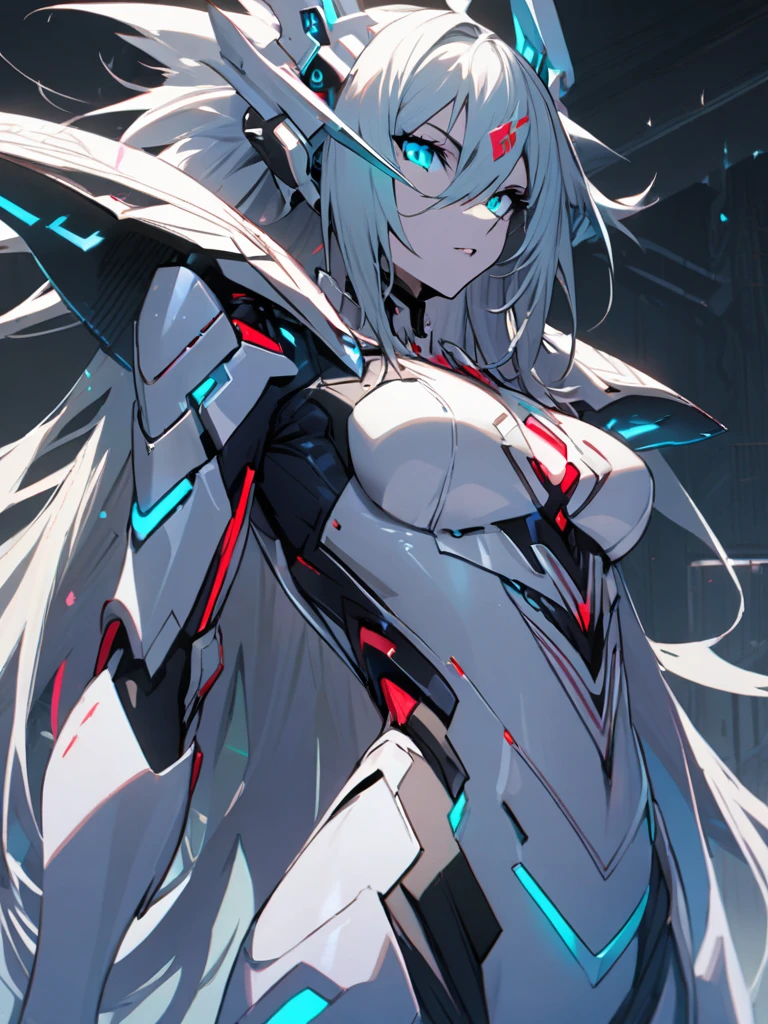 (masterpiece)、(absurdres)、(ultra detailed)、cybernetic dragon girl,god々Twilight of、