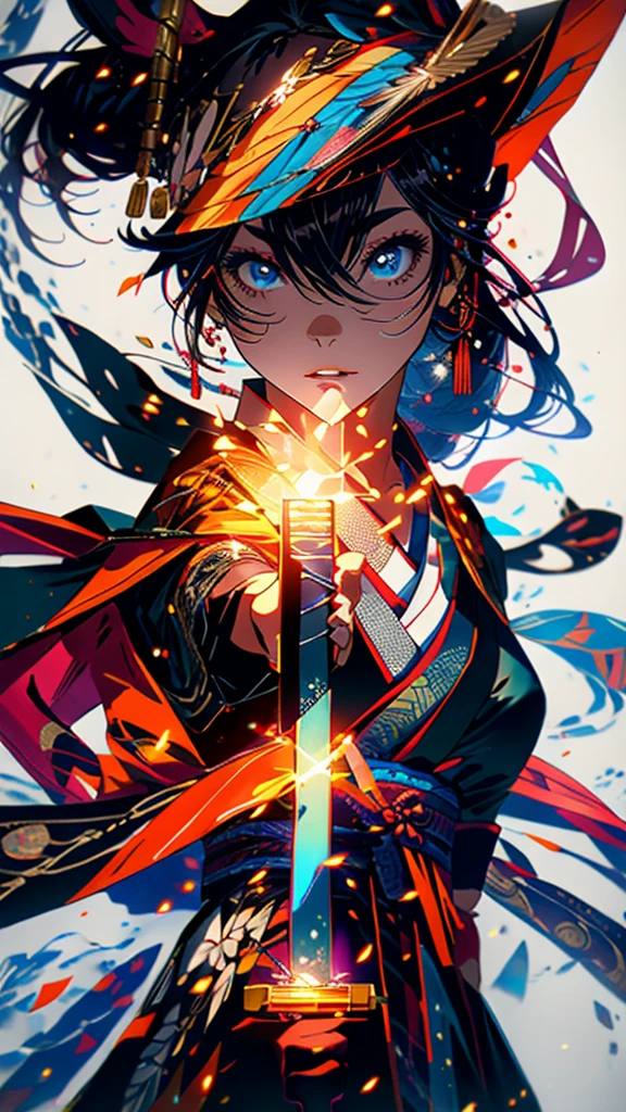 “Portray Okuninushi no Mikoto, the Japanese god of nation-building, with a magical mallet and surrounded by rabbits.”
