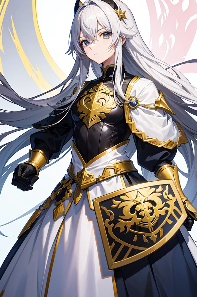 Personagem 2d de anime. Garoto de cabelo loiro.usando armadura com espada saindo raios dela.eenfrentado um monstro de meio homem meio touro em uma floresta