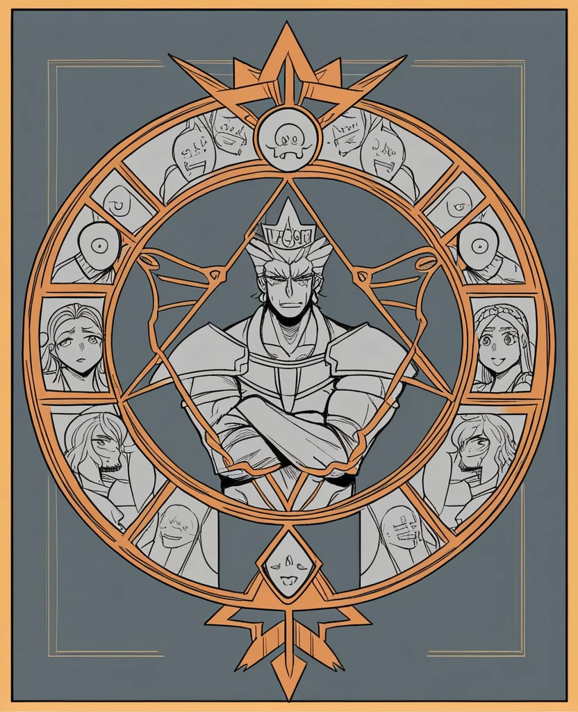 Make a shield for me. General Form Information: The shield is a heraldic emblem with a traditional shape, ligeiramente arredondado na parte inferior.
Colors and Divisions:

The shield is divided into three horizontal sections, com cores principais azul (superior), vermelho (meio), e azul novamente (inferior). Each section is separated by a yellow border.
Elementos Centrais:

Topo do Escudo: In the blue top section, there is a symbol that looks like a heraldic crown or a castle with towers.
Centro do Escudo: In the red section, there is a smaller coat of arms, containing a symbol resembling an open book or structure.
Inferior do Escudo: In the blue bottom section, pode haver mais detalhes menores, but are not clearly visible.
Ornamentos Adicionais:

There is a golden laurel wreath around the shield.
The shield is positioned on top of two crossed swords or a similar decorative pattern.
Drawing Instructions:
Desenhe o contorno do escudo: Um escudo tradicional com uma base arredondada.
Divide the shield into three horizontal parts.
Adicione as cores:
Parte superior azul.
Parte do meio vermelha.
Parte inferior azul.
Bordas entre as partes em amarelo.
Add the crown or symbol at the top: Desenhe um castelo ou uma coroa.
Draw the smaller coat of arms in the center: A symbol that can be a book or a structure.
Adicione os ornamentos:
Desenhe a coroa de louros ao redor do escudo.
Position the shield on top of a decorative pattern or crossed swords.
With these instructions, You should be able to create a shield very similar to the one in the image. If you need a specific image, I can generate a detailed description for you to follow or recommend graphic design tools that could help.