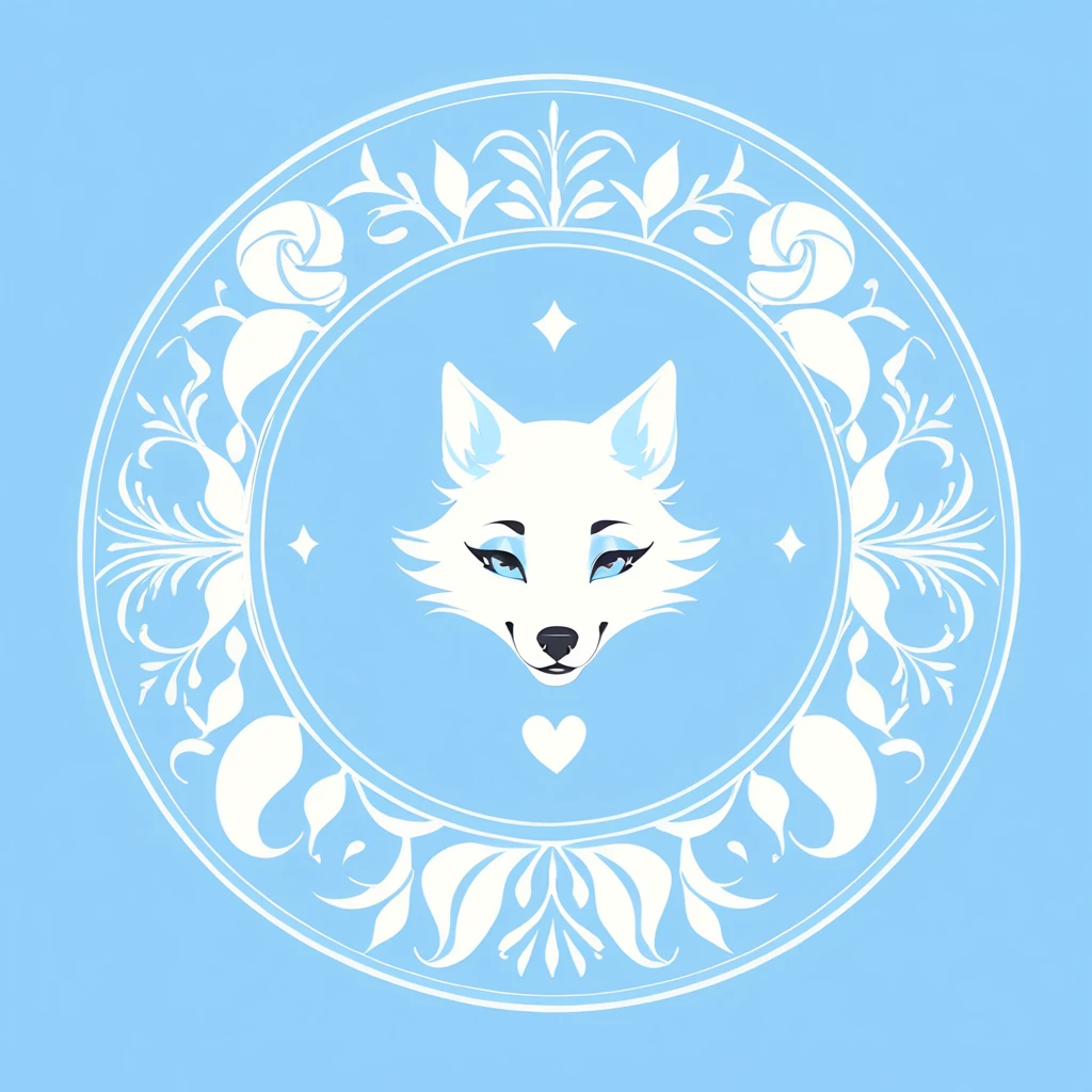 The Pack in Alice blue aesthetic art style