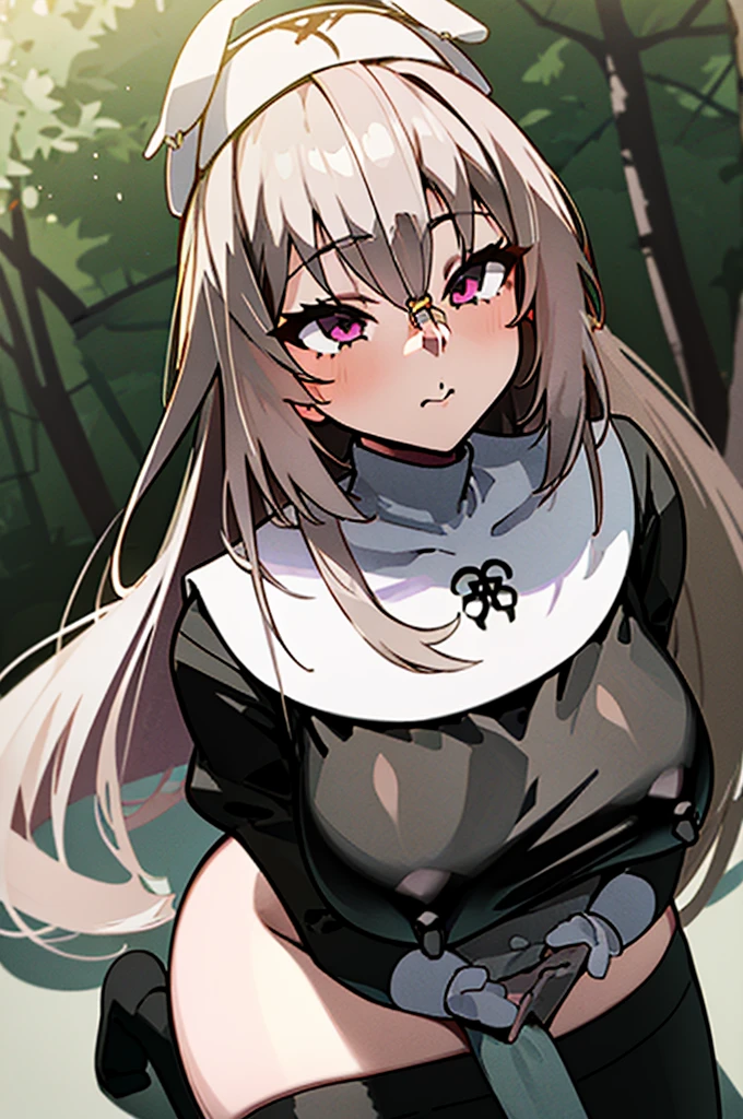 ((Utazumi Sakurako)), (anilingus), (come higher), from above, anime, in the park, at midnight, kneeling, looking up, eyes wide open, (Masterpiece), (high quality), (anime), (Best quality), (behind view)