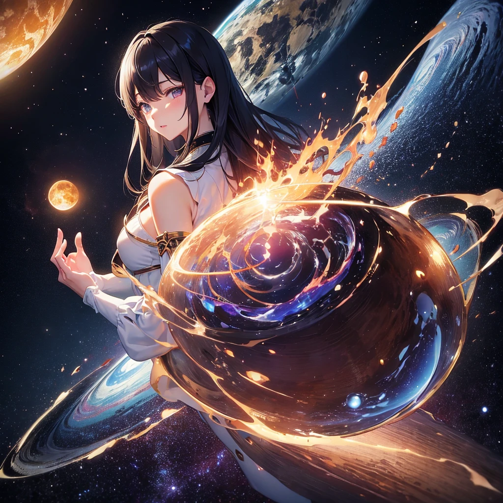 （（Highest quality、masterpiece、Beautiful finish、Normal body、Body without defects、５This finger））、milky way、big bang、Black Hole、Cesar、Creation and destruction、Creation myth、Tengen&#39;s Breakthrough、Multiple Worlds、Beyond Time、4 dimensions、paranormal phenomena、Catastrophe、Supernova、The Universe