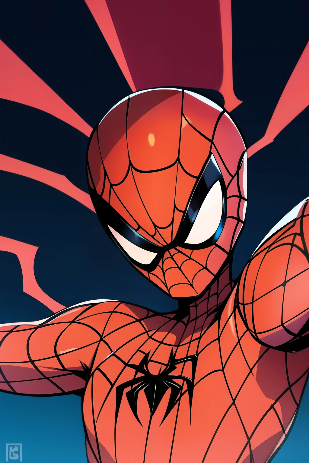 crea un logo animado de spidermanquitandose la mascara

