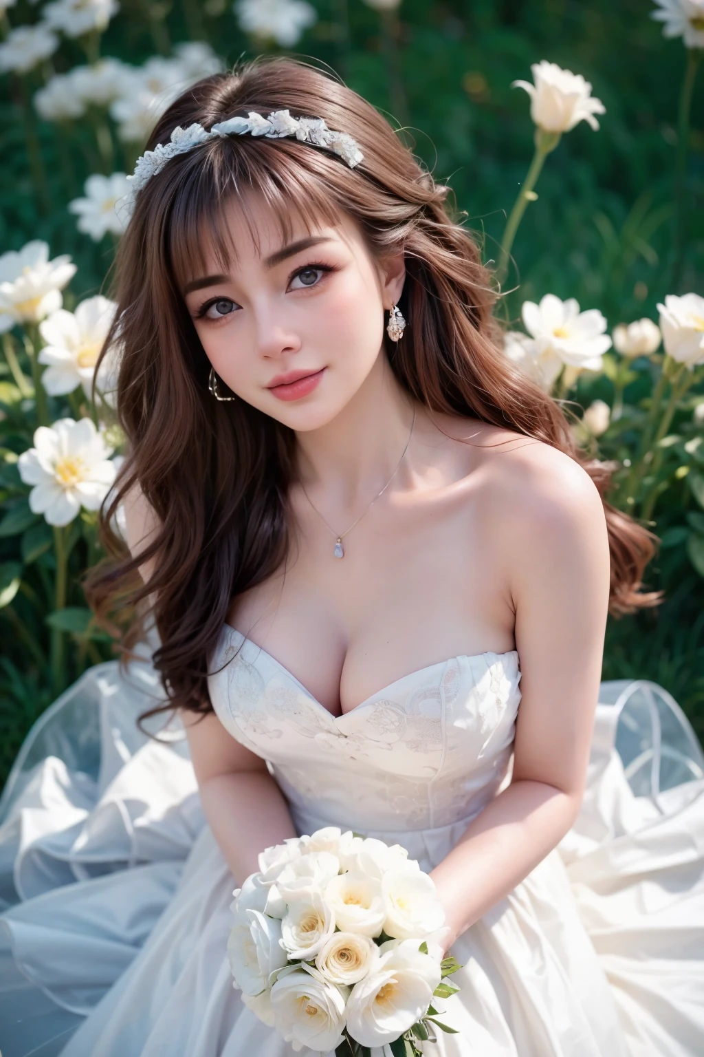 ((Best quality, 8k, Masterpiece :1.3)), Sharp focus :1.2, A pretty girl 24 years old with perfect figure :1.4, Slender abs :1.3, Raw photography、超A high resolution, full body, Ultra High Definition, (Photorealistic:1.4), Detailed Photo, Smiling, Sexy, Facing Camera, Close-up , (Photorealistic), (1girl), Beautiful Face, (Realistic Face),Beautiful Hairstyle, Realistic eyes, beautiful detail eyes, (realistic skin), beautiful skin, (sweater), absurd, attractive, ultra high resolution, ultra realistic, high definition, golden ratio,Good hands、10、high-reaster-piece、highest quality、head:1.3、((Hasselblad photo))、Fine Skin、crisp focus、(Light like a movie)、gentle lighting、Dynamic Ungle、[:(detailed face:1.2):0.2]、
Negative Pro,  Highly detailed face and skin texture, Detailed eyes, Double eyelid,masterpiece,super fine eyes,super fine hand, face zoom, perfect makeup,(Huge breasts that look like they might burst:1.1)