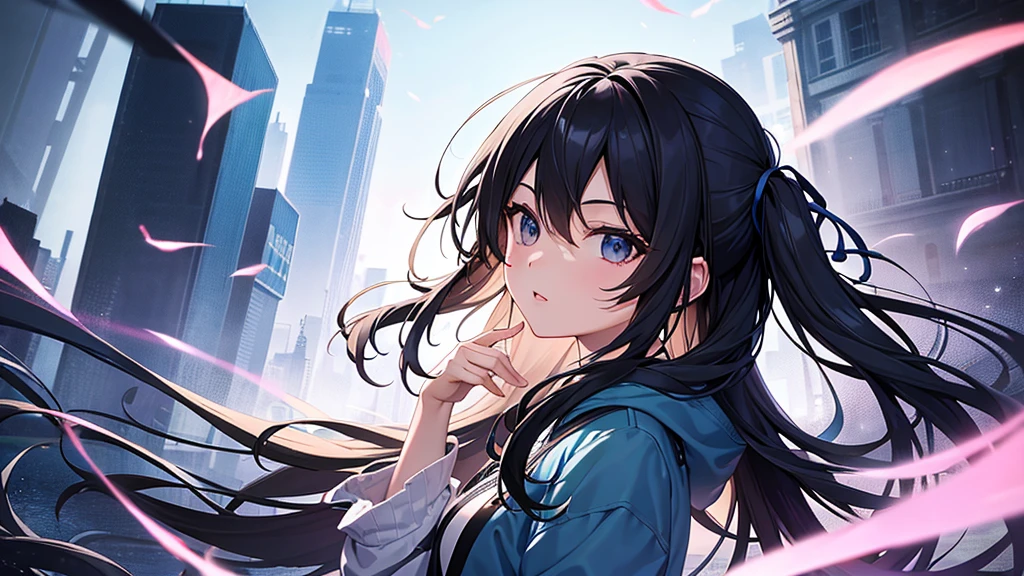 ChilloutArt, corresponding to the music、anime style、Girl in headphones、Resorts、Silhouette