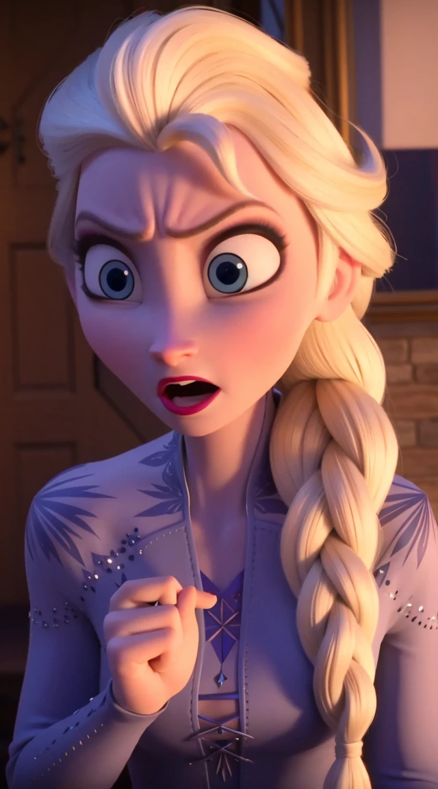 wom an very angry face