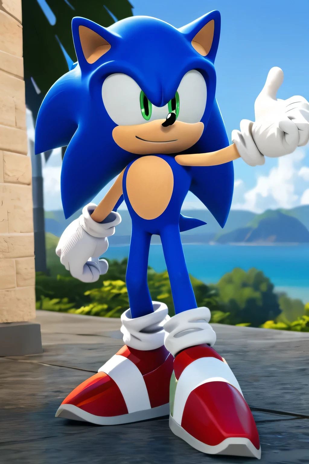 Sonic the hedgehog de la serie de Sonic