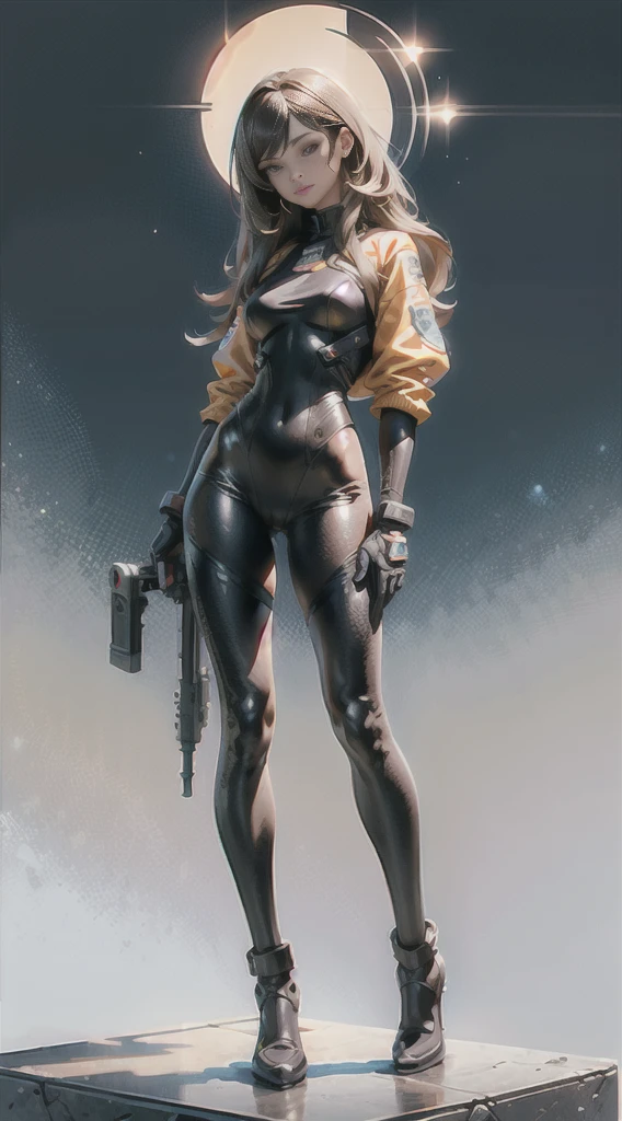 masterpiece, best quality,Medium Length Hair, Full body portrait, , Sexy, Lopez, exhibit,Camel toe,Realistic images,8K, Ultra high quality, masterpiece, precise, Textured Skin, High Detail, best quality, Awards,((Long-range shooting,Sense of distance,Full body image))