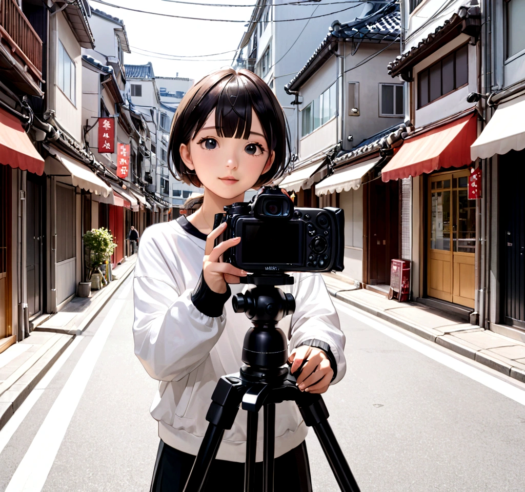 YouTuber、Vlog shooting、 Street