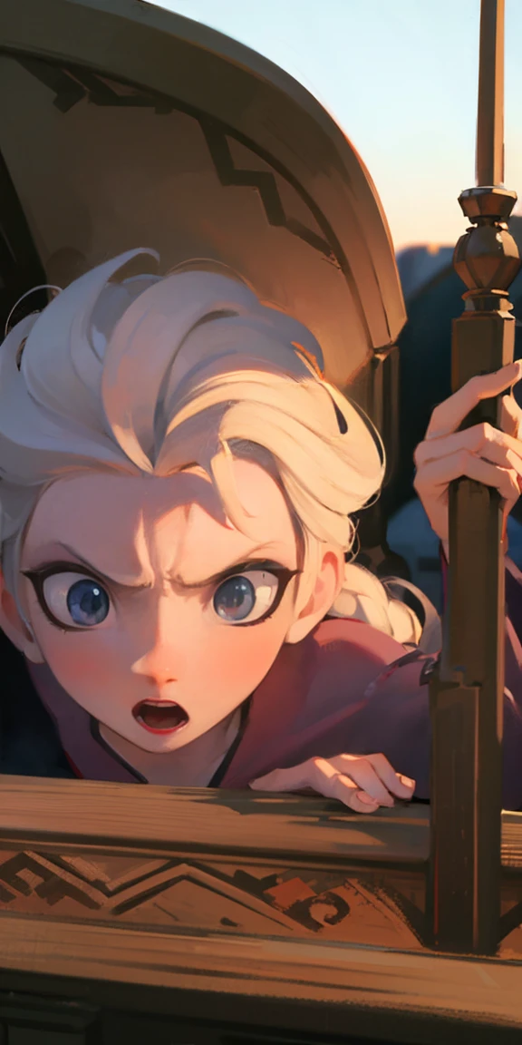 wom an very angry face