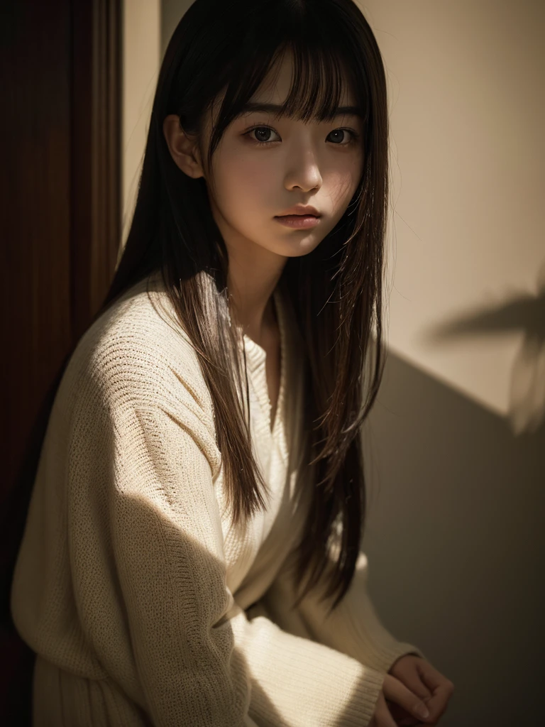((best quality)), ((masterpiece)), (Cinematic Aesthetic:1.4) Photo of a beautiful
lady ,japanese girl,20yo,
Ajia,mysterious,portrait ,light and shadow