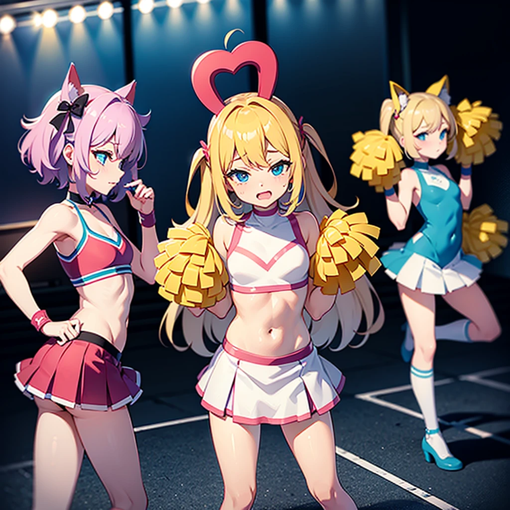 Femboy cheerleader sissyboy 3boys humillation