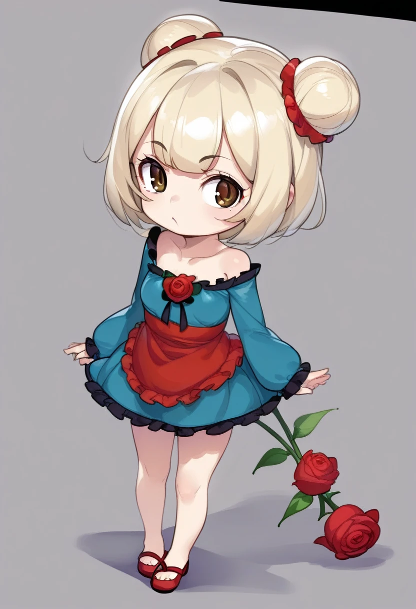 score_9, ,score_7_up, score_6_up, 1girl, source_cartoon, source_anime,breathtalking Scenery,watercolor,smooth soft skin, natural skin,rating_questionable,mjm
BREAK
(loli:1.7),( female child: small breasts,ultra cute face, (loli toddle 6 yo,kawaii, (highlight on eyes), (jiggly:0.8), shiny skin,
BREAK
(medium green hair:1.3),(green maro eyebrows:1.6),pouty and slightly grumpy,(pout:1.2), ::(, (jitome),frown,white streaked hair, green eyes,
BREAK
(Icelandic folk costume:1.1), hair ornament, hairflower,(beautiful detailed Icelandic dress:1.2), long sleeves, Icelandic traditional pettern, traditional media, (traditional clothes:1.2), jewelry, floral print, fur trim, necklace, skirt, dress, long sleeves, rose, excessive detailed collarbone,dynamicangle,full body,