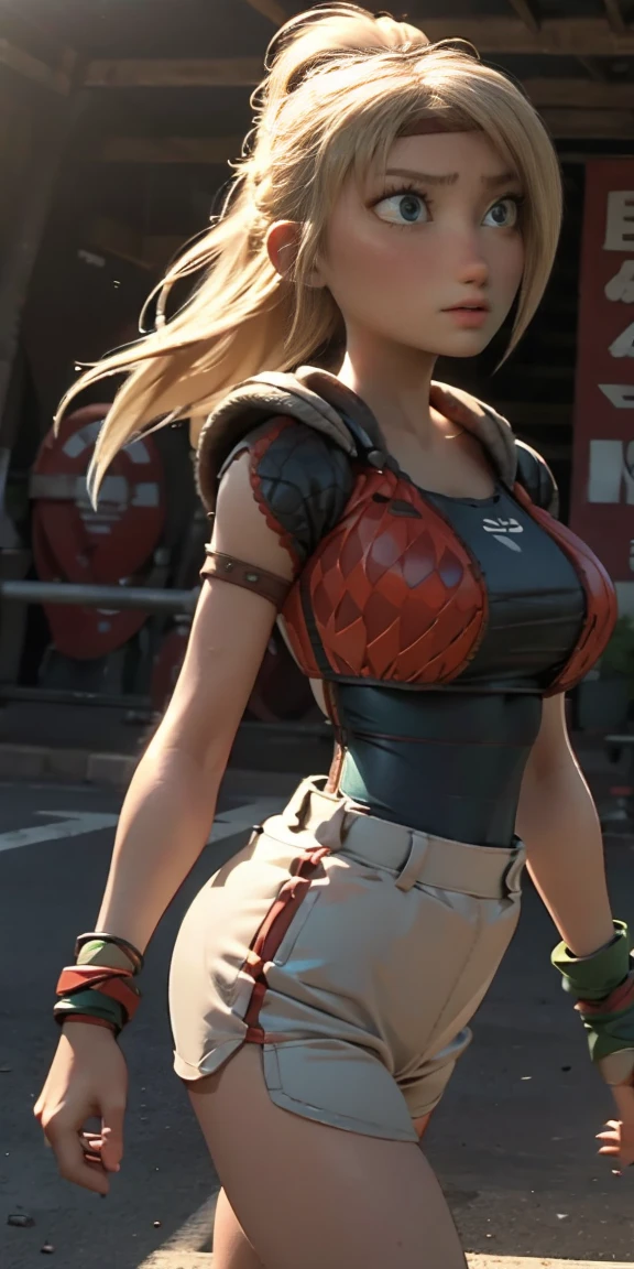 sporty woman