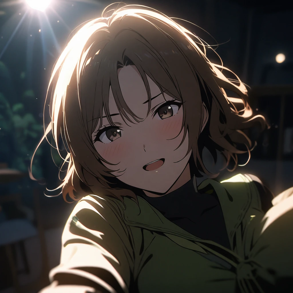 asuka(senran kagura), pov, 1girl, cinematic lighting,