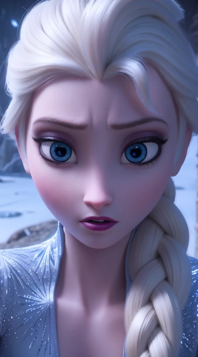 A beautiful, elegant woman with striking blue eyes, long platinum blonde hair, and a regal, icy demeanor, 1 girl, dramatic lighting, intricate ice crystal details, shimmering icy texture, fantasy landscape with snow and frozen lakes, cinematic lighting, photorealistic, detailed facial features, highly detailed, 8K, best quality, cinematic composition, dramatic colors, cool tones