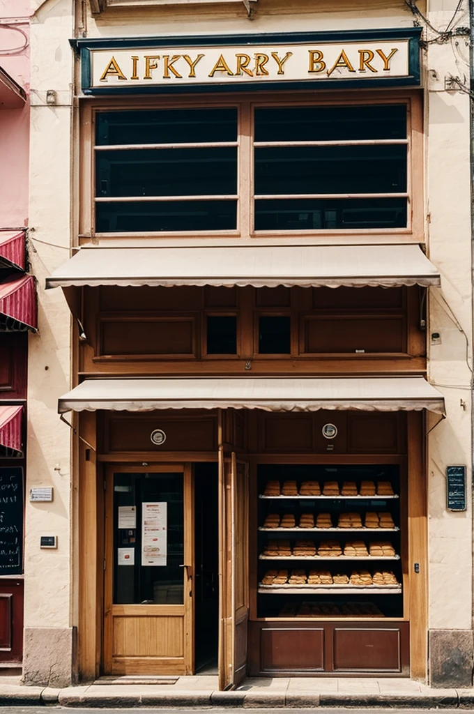 a picture of a bakery shop with AIFA written on it