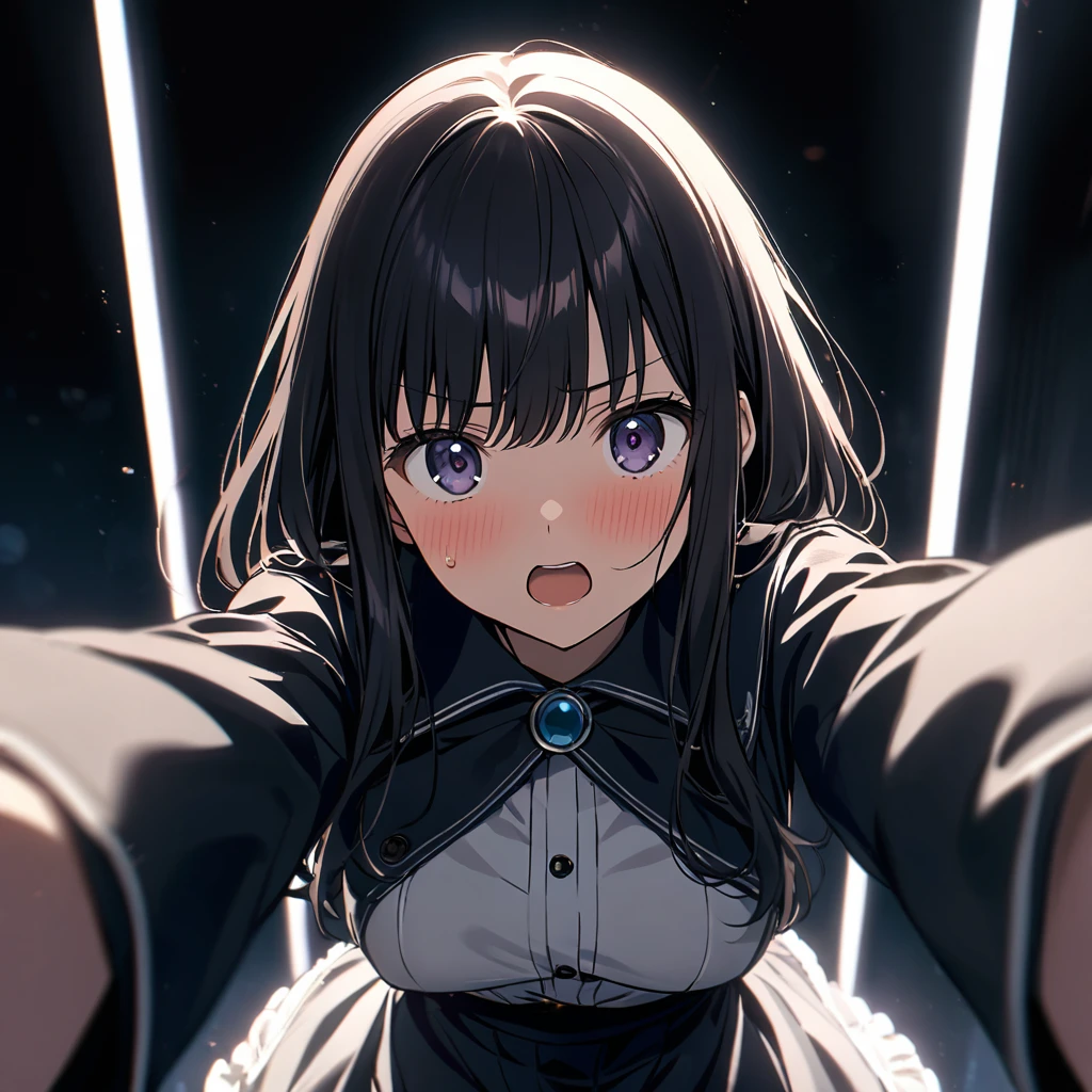 {{{nipple_penetration}}}, inoue takina, pov, cinematic lighting,
