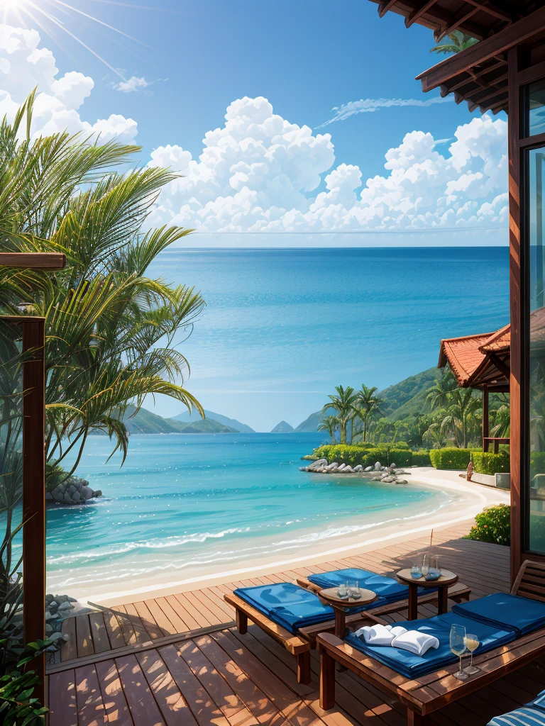 Elegant resort,good atmosphere,By the sea