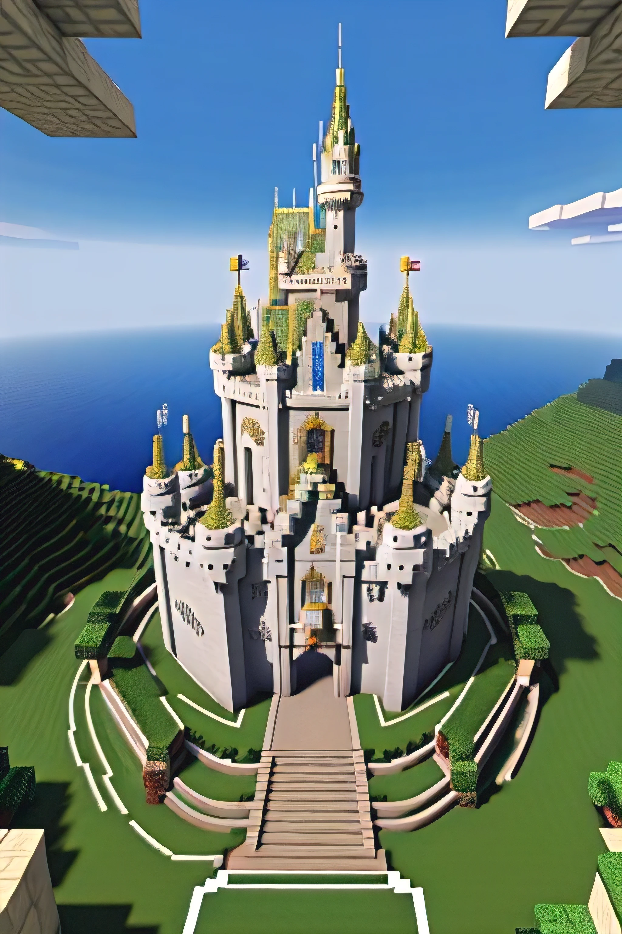 Minecraft survival castle 