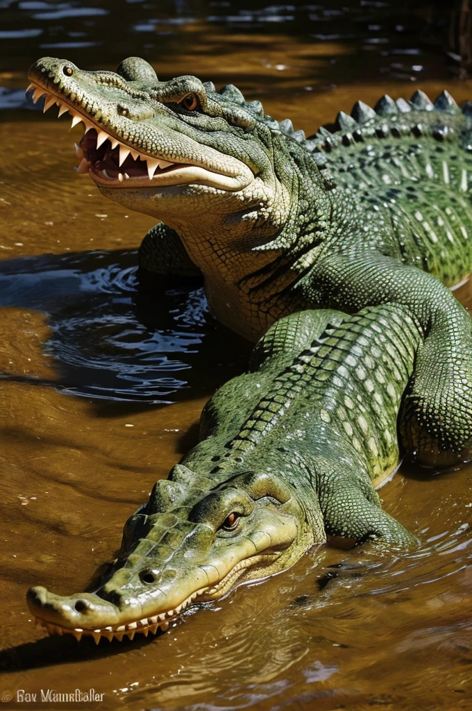 The crocodile's ridiculous face