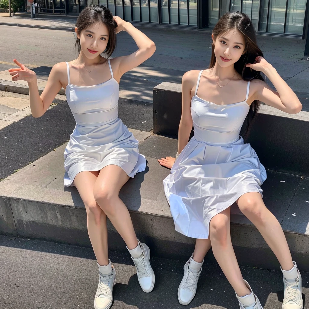 (a photo of the night sky), (a photo of a nighttime landscape), (strapless bra), (a girl pretty girl with perfect figure), (Short flared dress), (cotton spaghetti-strap top), (strapless dress), (short summer wedding dress), (32K,1 20-year-old girl, The light from the rear window is backlit, Ray traching), (full body), (white sneakers), (a pair of white leather boots, highly detailed boots), (hair black), (two-parted hair :1.3), (very thick hair), (hands close to the body), (Slender chest), (visible shoe sole :1,5), (short upper chest :1.5), (pectoral muscles are large :1.5), (upper breasts are firm and round :1.5), (stand upright), (two shoe ends), (two shoe toes) ,(put on blush), (apply powder), (makeup), (standing), (asian girl princess), (thick thighs), (large calves), (large knees), one-piece dress, seamless dress), ( short wedding dress), (Short flared dress), (Short flared dress), (Short flared dress), (Short flared dress), (Short flared dress), (Short flared dress), (Short flared dress), (Short flared dress), (Short flared dress), (Short flared dress), (Short flared dress), (Short flared dress), (Short flared dress), (Short flared dress), (Short flared dress), (Short flared dress), (Short flared dress), (Short flared dress), (strapless dress), (strapless dress), (strapless dress), (strapless dress), (strapless dress), (strapless dress), (strapless dress), (strapless dress), (strapless dress), (strapless dress), (cotton spaghetti-strap top), (cotton spaghetti-strap top), (cotton spaghetti-strap top), (midi dress) , (knee-length outfit), (knee-length outfit), (large knees), (one-piece dress), (seamless dress), (long shins) , (big shins), (knee gap), (a photo that looks at the viewer)