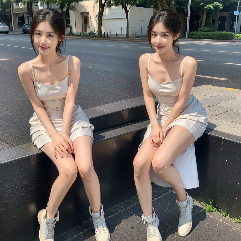 (a photo of the night sky), (a photo of a nighttime landscape), (strapless bra), (a girl pretty girl with perfect figure), (Short flared dress), (cotton spaghetti-strap top), (strapless dress), (short summer wedding dress), (32K,1 20-year-old girl, The light from the rear window is backlit, Ray traching), (full body), (white sneakers), (a pair of white leather boots, highly detailed boots), (hair black), (two-parted hair :1.3), (very thick hair), (hands close to the body), (Slender chest), (visible shoe sole :1,5), (short upper chest :1.5), (pectoral muscles are large :1.5), (upper breasts are firm and round :1.5), (stand upright), (two shoe ends), (two shoe toes) ,(put on blush), (apply powder), (makeup), (standing), (asian girl princess), (thick thighs), (large calves), (large knees), one-piece dress, seamless dress), ( short wedding dress), (Short flared dress), (Short flared dress), (Short flared dress), (Short flared dress), (Short flared dress), (Short flared dress), (Short flared dress), (Short flared dress), (Short flared dress), (Short flared dress), (Short flared dress), (Short flared dress), (Short flared dress), (Short flared dress), (Short flared dress), (Short flared dress), (Short flared dress), (Short flared dress), (strapless dress), (strapless dress), (strapless dress), (strapless dress), (strapless dress), (strapless dress), (strapless dress), (strapless dress), (strapless dress), (strapless dress), (cotton spaghetti-strap top), (cotton spaghetti-strap top), (cotton spaghetti-strap top), (midi dress) , (knee-length outfit), (knee-length outfit), (large knees), (one-piece dress), (seamless dress), (long shins) , (big shins), (knee gap), (a photo that looks at the viewer)