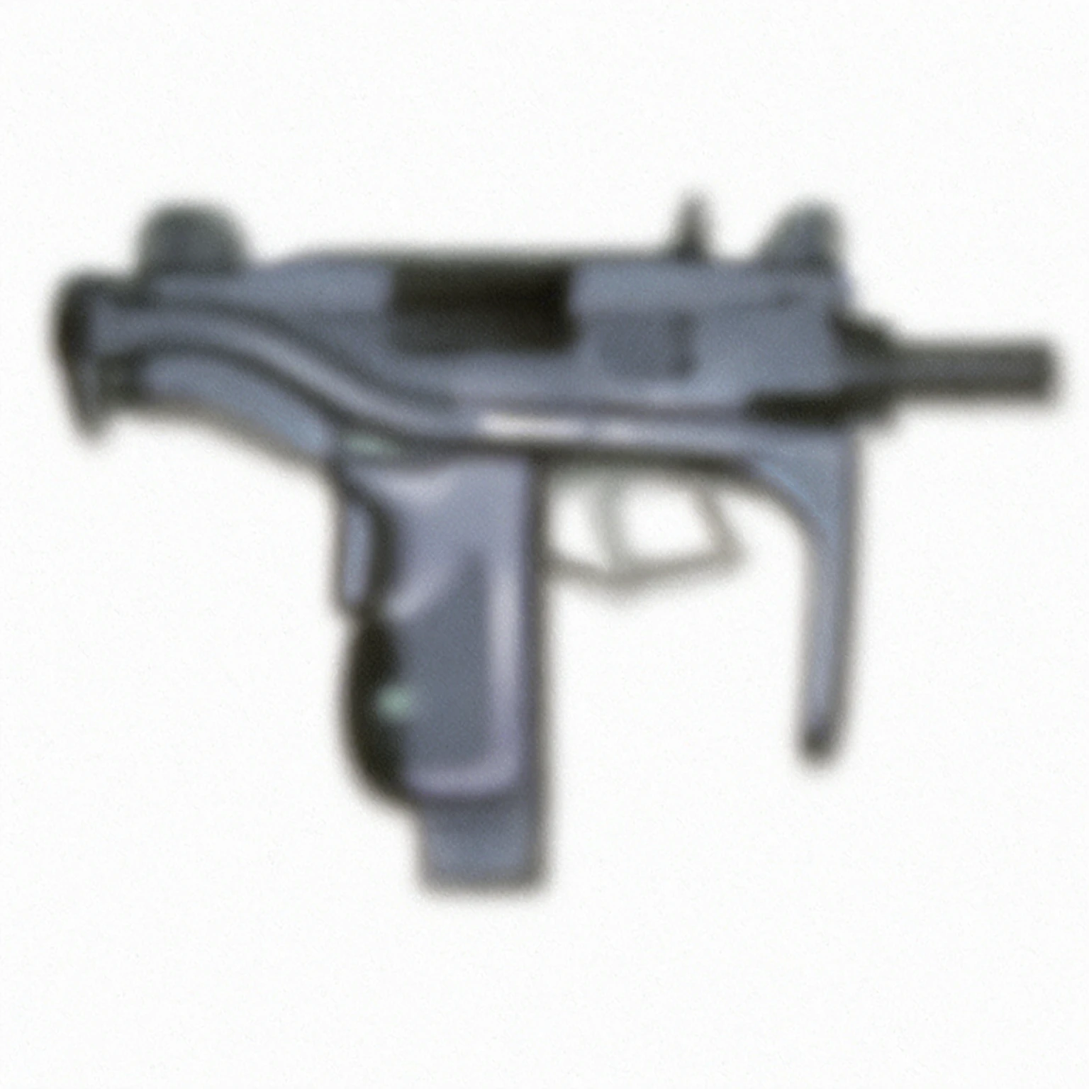 gun, side view, borderlands style, line art, stroke, cel shading