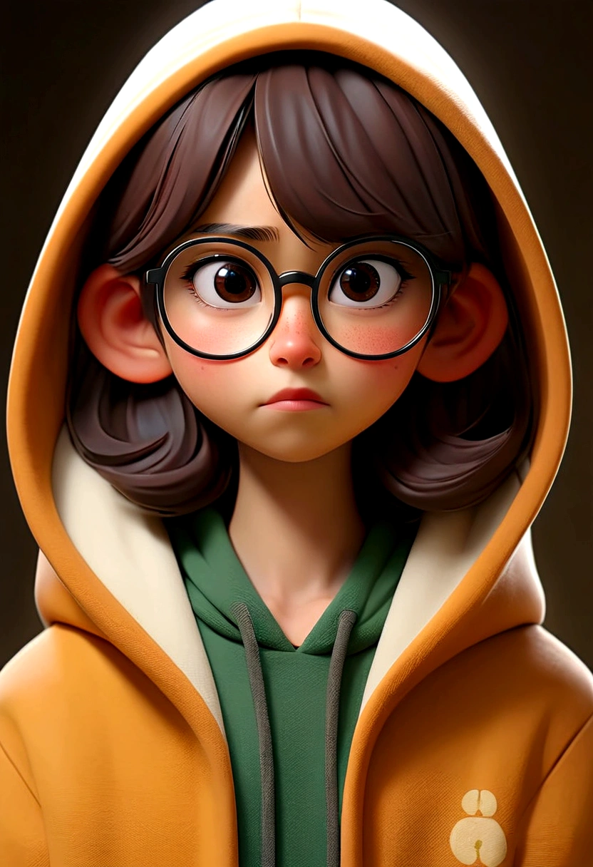 live-action Smart tall Muscular Long face I'm wearing glasses Bangs straight The bangs are even Japanese Wearing a hoodie
