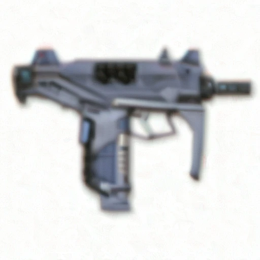 gun, side view, borderlands style, sharp, detailed