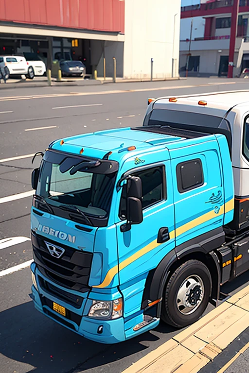 Highest quality、masterpiece、High sensitivity、High resolution、detailed、One Woman、Slim Body、Truck Driver。