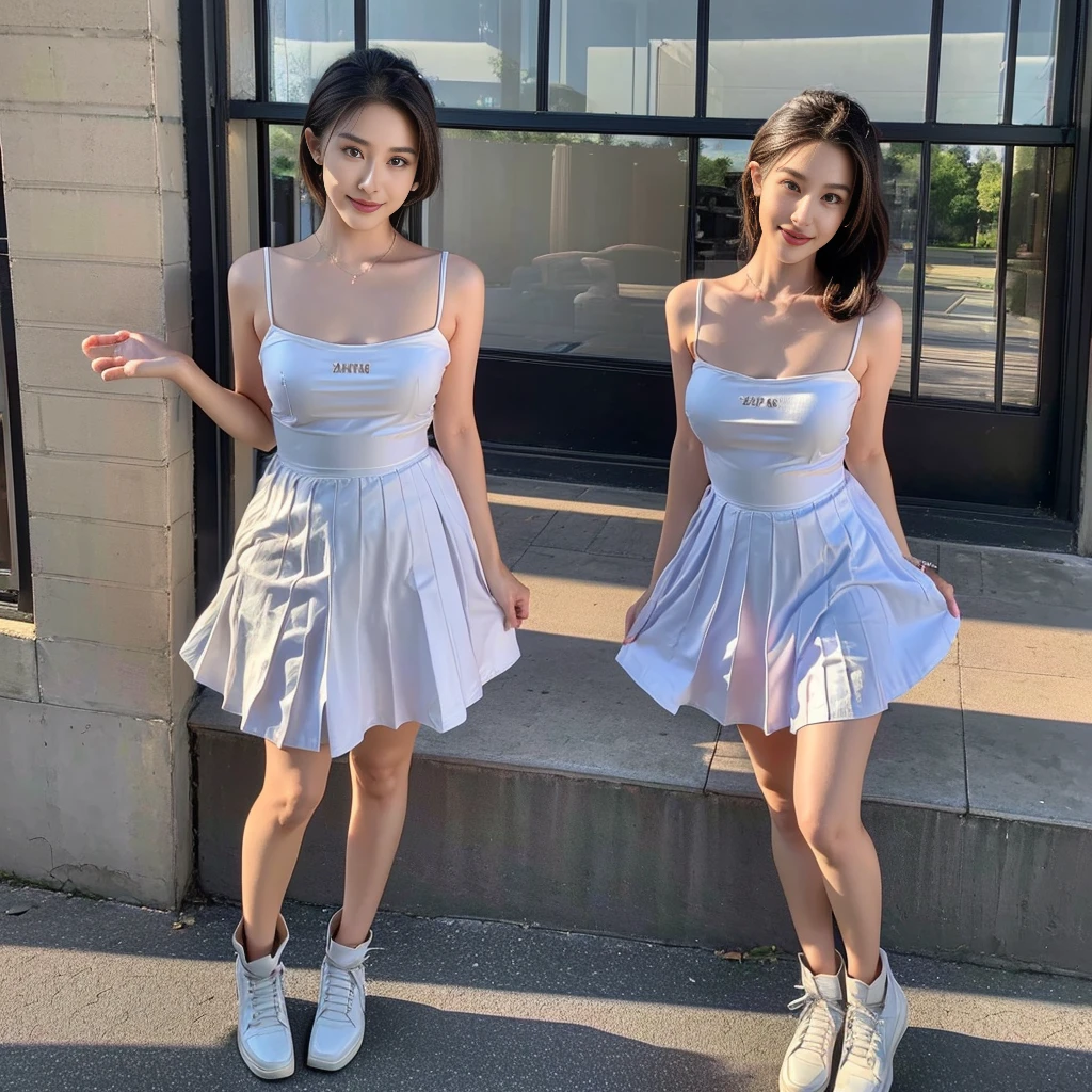 (dancing), (strapless bra), (a girl pretty girl with perfect figure), (Short flared dress), (cotton spaghetti-strap top), (strapless dress), (short summer wedding dress), (32K,1 20-year-old girl, The light from the rear window is backlit, Ray traching), (full body), (white sneakers), (a pair of white leather boots, highly detailed boots), (hair black), (two-parted hair :1.3), (very thick hair), (hands close to the body), (Slender chest), (visible shoe sole :1,5), (short upper chest :1.5), (pectoral muscles are large :1.5), (upper breasts are firm and round :1.5), (stand upright), (two shoe ends), (two shoe toes) ,(put on blush), (apply powder), (makeup), (standing), (asian girl princess), (thick thighs), (large calves), (large knees), one-piece dress, seamless dress), ( short wedding dress), (Short flared dress), (Short flared dress), (Short flared dress), (Short flared dress), (Short flared dress), (Short flared dress), (Short flared dress), (Short flared dress), (Short flared dress), (Short flared dress), (Short flared dress), (Short flared dress), (Short flared dress), (Short flared dress), (Short flared dress), (Short flared dress), (Short flared dress), (Short flared dress), (strapless dress), (strapless dress), (strapless dress), (strapless dress), (strapless dress), (strapless dress), (strapless dress), (strapless dress), (strapless dress), (strapless dress), (cotton spaghetti-strap top), (cotton spaghetti-strap top), (cotton spaghetti-strap top), (midi dress) , (knee-length outfit), (knee-length outfit), (large knees), (one-piece dress), (seamless dress), (long shins) , (big shins), (knee gap), (a photo that looks at the viewer), (Scottish pleated skirt), (Scottish pleated skirt), (Scottish pleated skirt), (Scottish pleated skirt), (Scottish pleated skirt), (Scottish pleated skirt), (Scottish pleated skirt), (Scottish pleated skirt), (Scottish pleated skirt), (Scottish pleated skirt), (Scottish pleated skirt)
