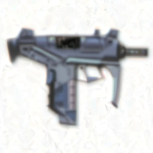 gun, side view, borderlands style, sharp, detailed