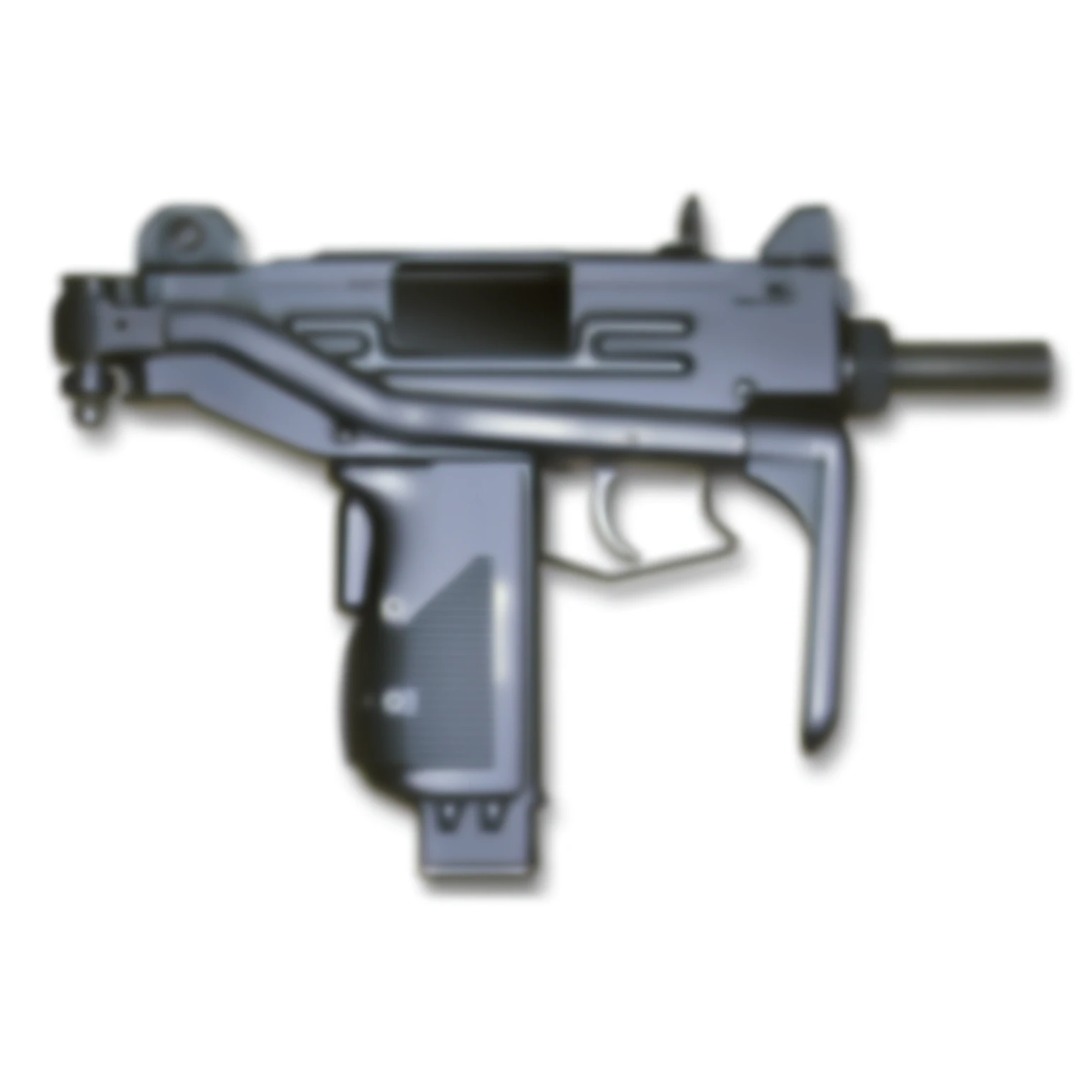 gun, side view, borderlands style, sharp, detailed