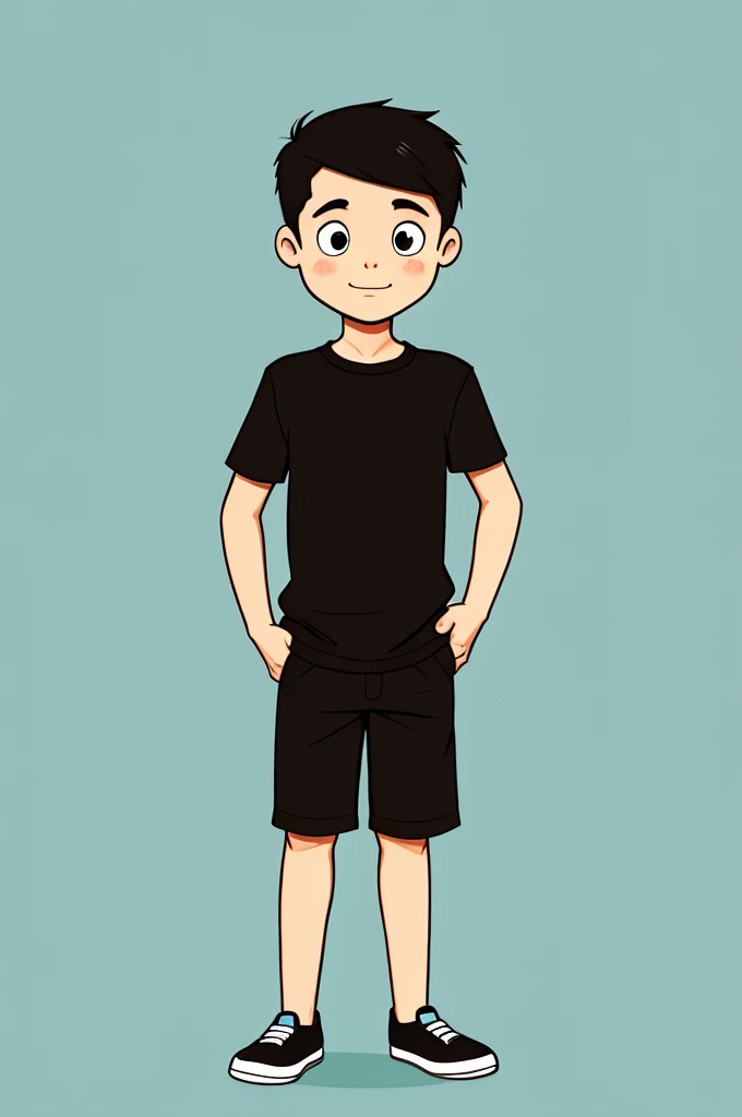 Standing boy cartoon