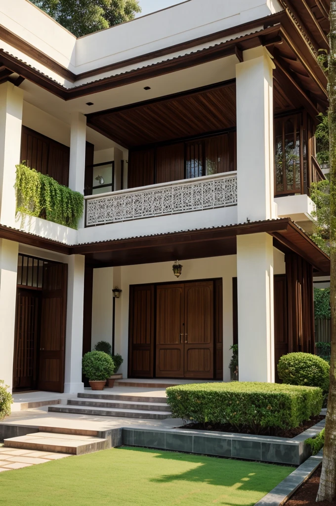 Mix of old money and Modern architecture with a hint of Indian