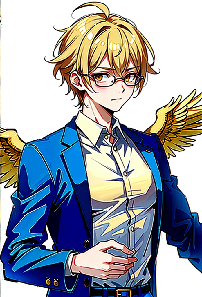 My hero academia Hawks/Keigo Takami keigo_takami, blonde hair, yellow eyes, medium hair, stubble
wings, feathered wings, red wings, tinted eyewear, headphones