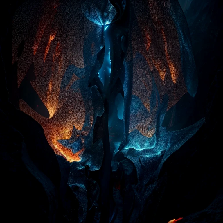 A holy long sword, blue orange and red, holy luminesvebt glyphs, in bottom of ocean, fire aura, beautiful decourations, insane details, 8k, uhd, photorealistic, depth of field,Raw photo,realistic,cinematic lighting,soft shadows,sharp focus,fractal,colorful,depth of field,best quality,16k resolution,vivid colors,volumetric lighting, with luminescent effects