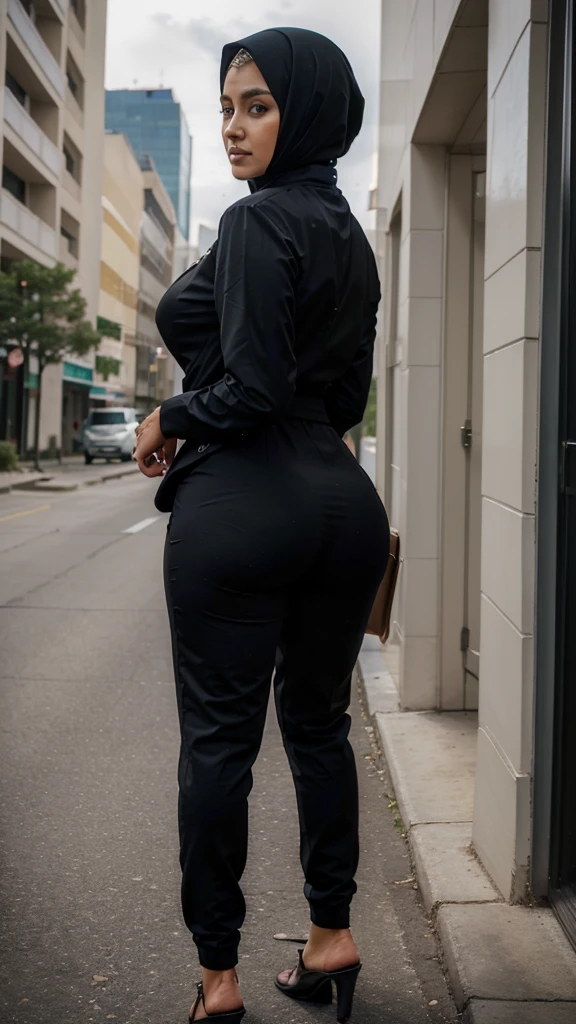 ((masterpiece)), ((best quality)), ((highres)), ((detailed background)), ((extremely detailed CG unity 8k wallpaper)), 1 girl standing straight, big butt, Create a 4K realistic image of a 50 year old milf muslim woman dressed in a nice shirt and pants, big butt, full outfit, public meeting, fully clothed
She has black straight hair, shes a milf muslim woman ,
Hijab, muslik outfit
nice clothes
Suit, buisness, suit, fully clothed.
Business casual, nice clothes
Suit, buisness, suit, fully clothed.
Milf, professional
Massive butt
Facing camera,
nice clothes
Suit, buisness, suit, fully clothed.