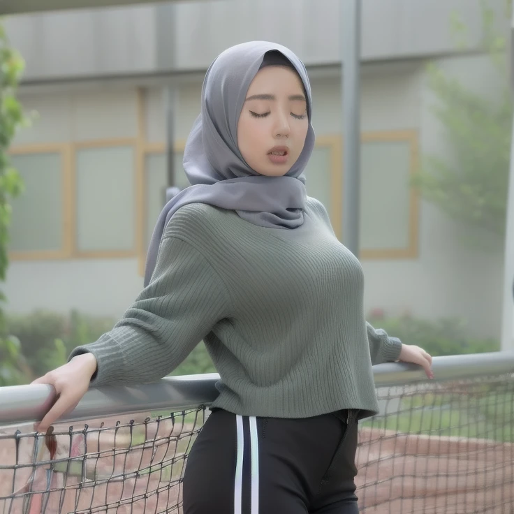((HIJAB MALAY GIRL)), ((BBW)), SHORTS, HEAVY WIDE BUTT