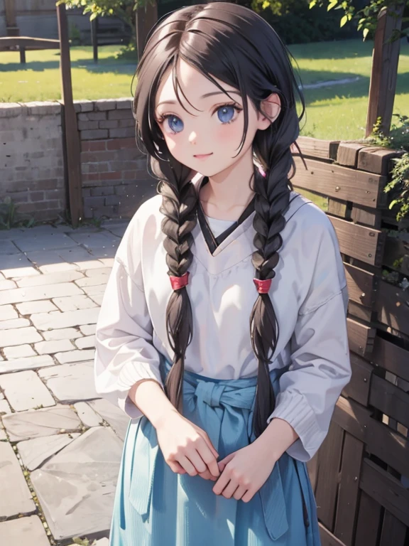 8k, (tri braids:1.5)