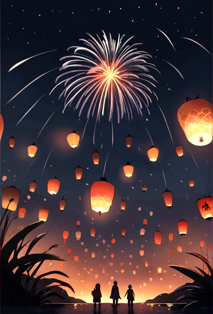 fire works,Vista lanterns