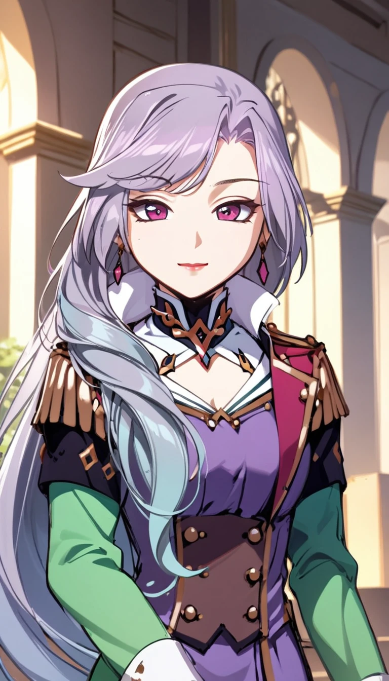 1girl, Sonata, purple hair