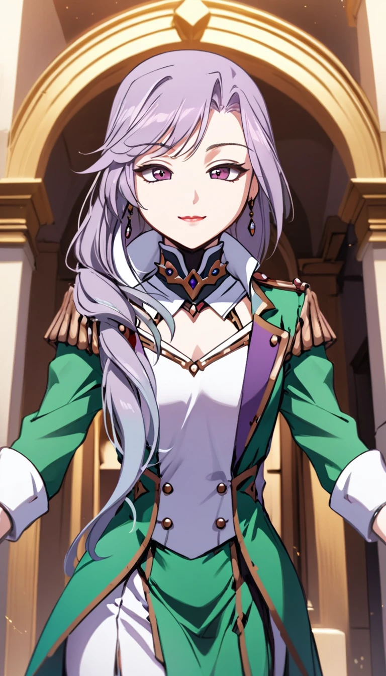 1girl, Sonata, purple hair