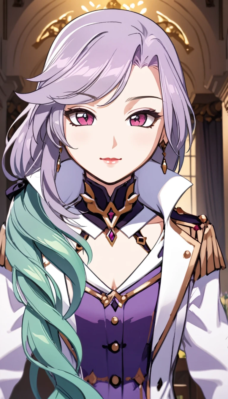 1girl, Sonata, purple hair